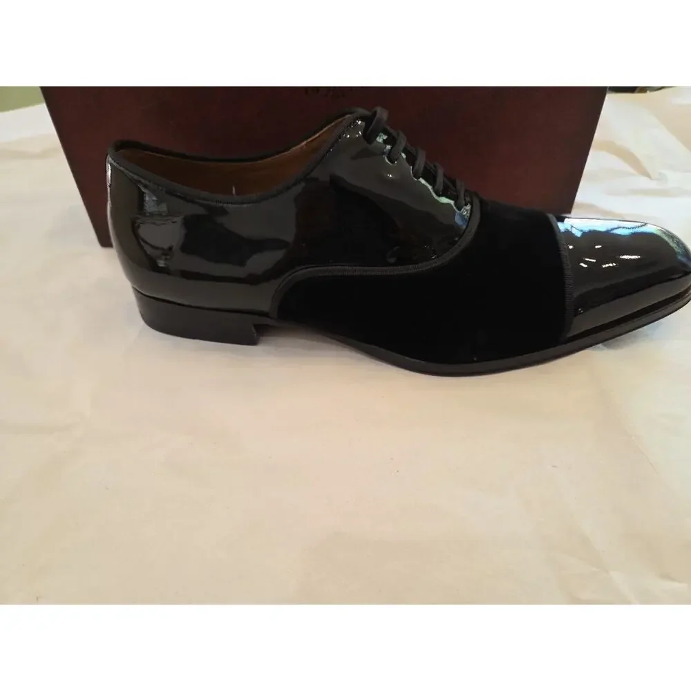 Mezlan 9265 Made In Spain Pio Black FormalTuxedo Lace Up (10.M) - Picture 5 of 13